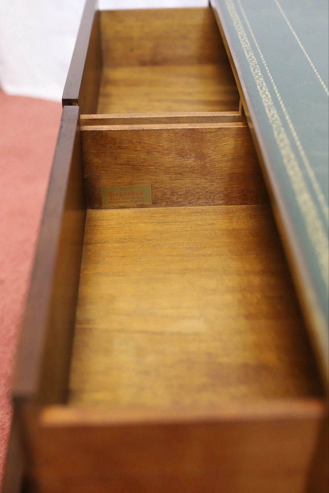 photo vinterior Reprodux Bevan Funnell Lovely Military Campaign Style Chest Of Four Drawers
