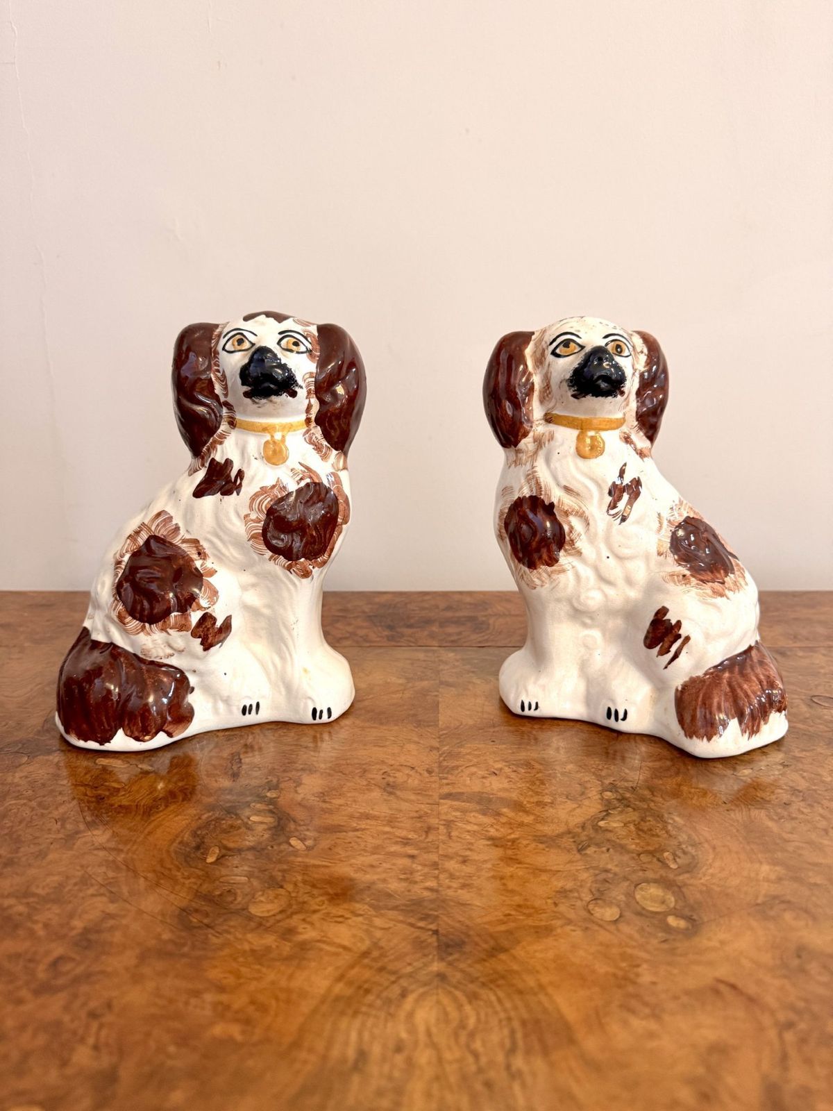 Pair Of Antique Staffordshire Dogs