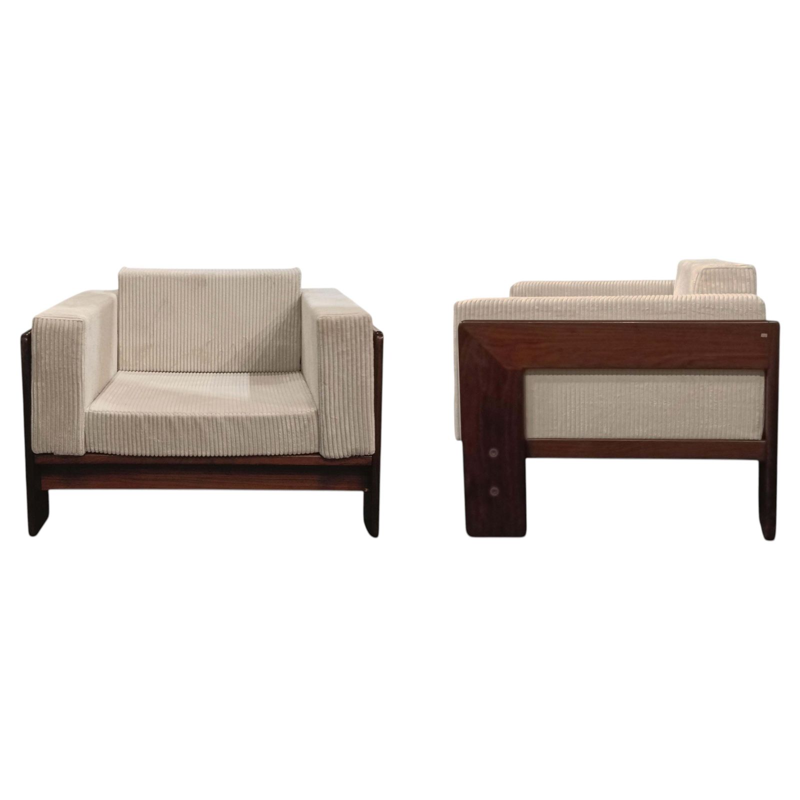 Afra & Tobia Scarpa For Knoll Pair Of Armchairs "Bastiano," Italy 1970s