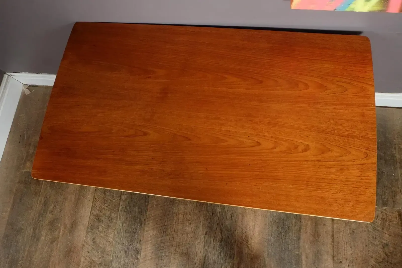 Vintage Danish Mid Century Teak Desk By P.A. Nielsen And Co photo for sale