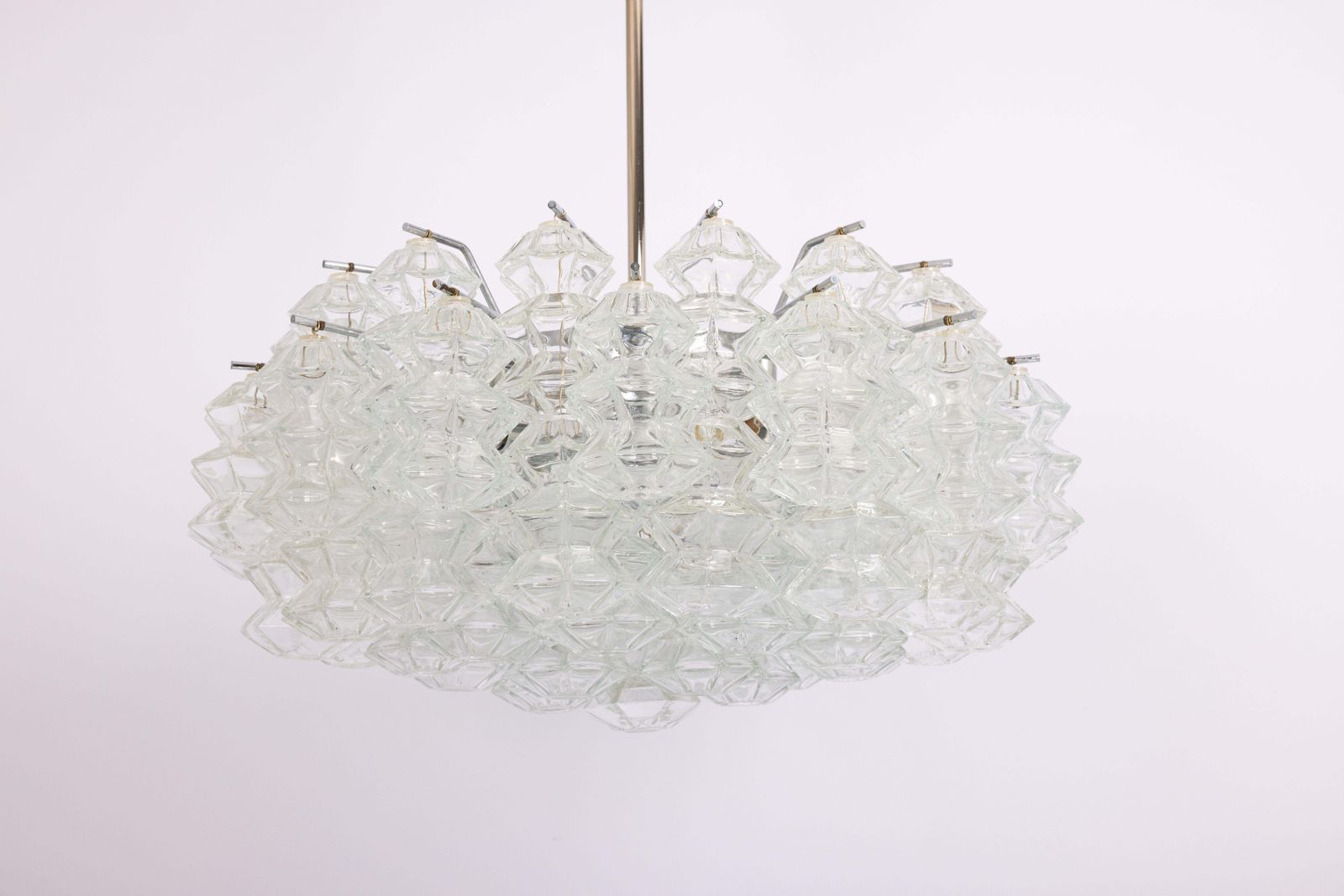 Large Rare Pagoda Glass Chandelier By Kalmar, Austria, 1960s photo 2488.0