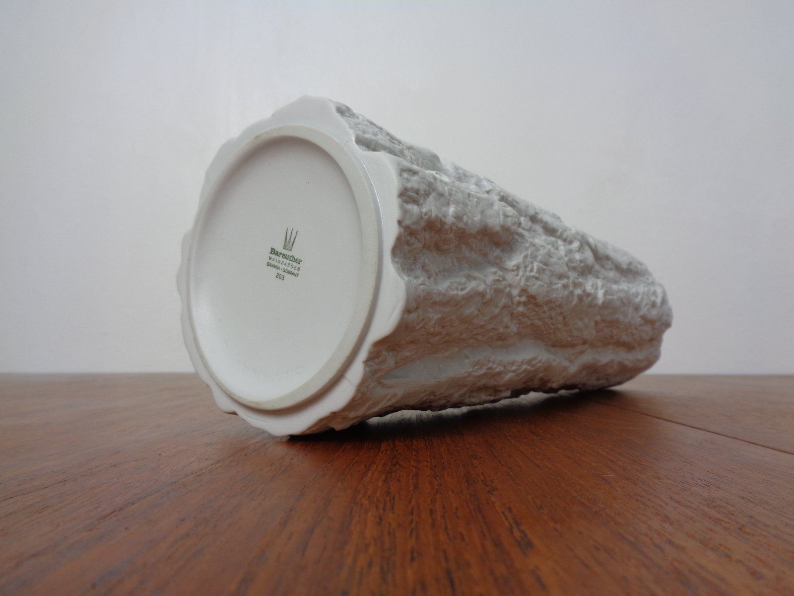 photo vinterior Op Art Silvana 4 Porcelain Vase By Bareuther, 1970s
