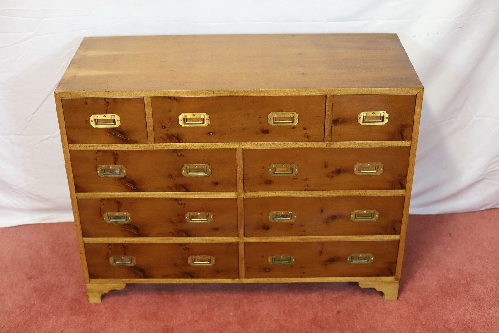 Beautiful Military Campaign Chest Of Drawers photo for sale