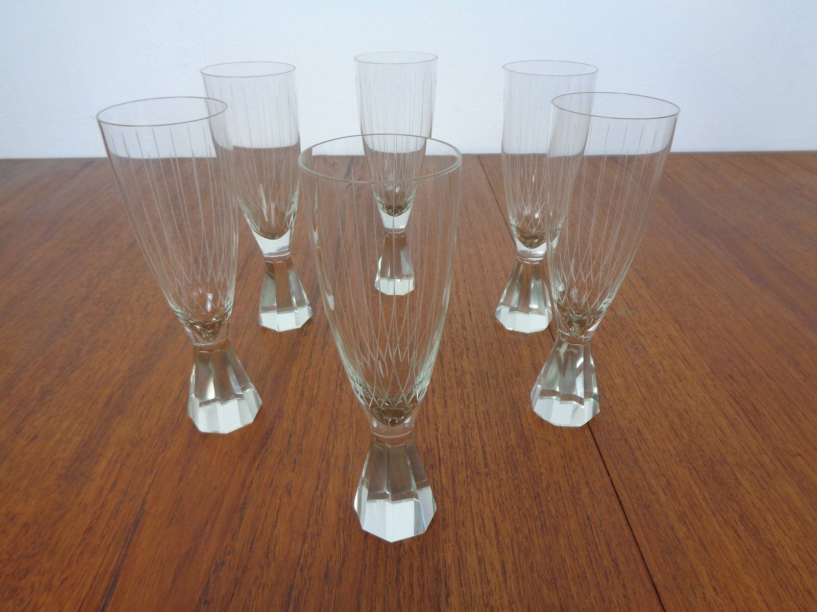 Champagne Glasses From Friedrich Glas, Germany, 1960s, Set Of 6