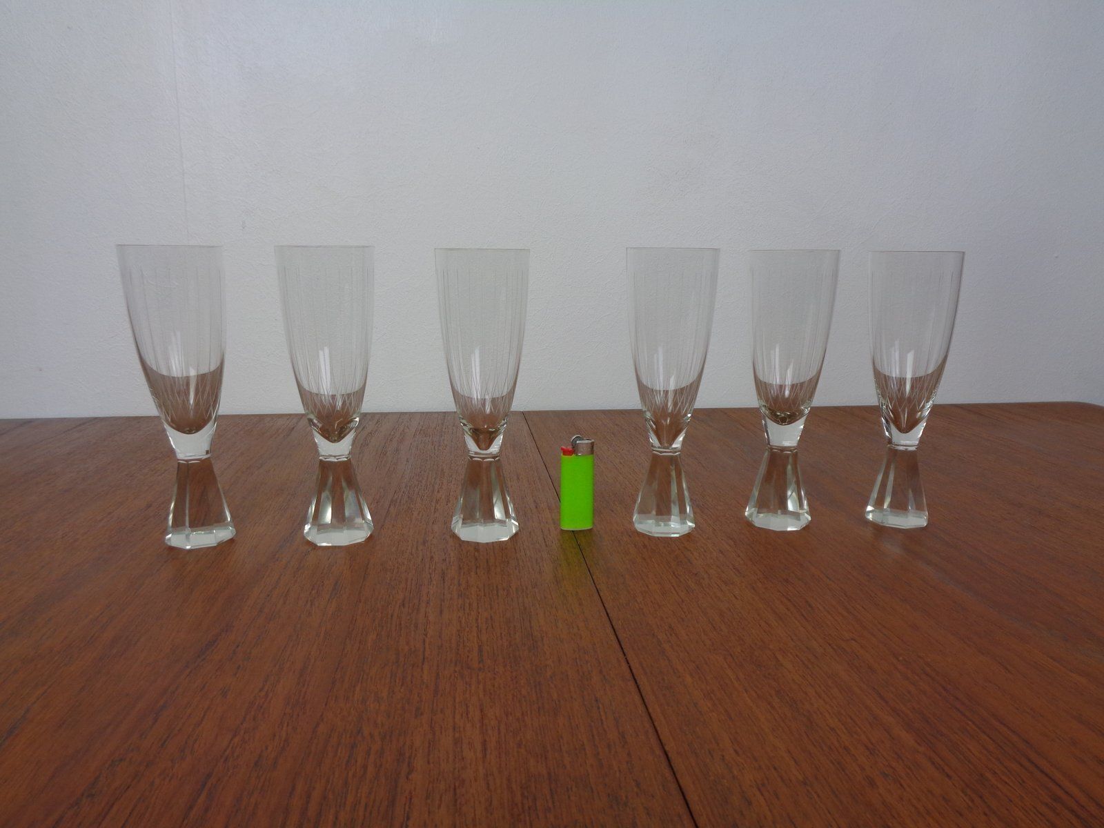 Champagne Glasses From Friedrich Glas, Germany, 1960s, Set Of 6 photo for sale