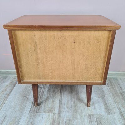 Mid Century Cabinet In Wood With Inlay, 1960s photo buy