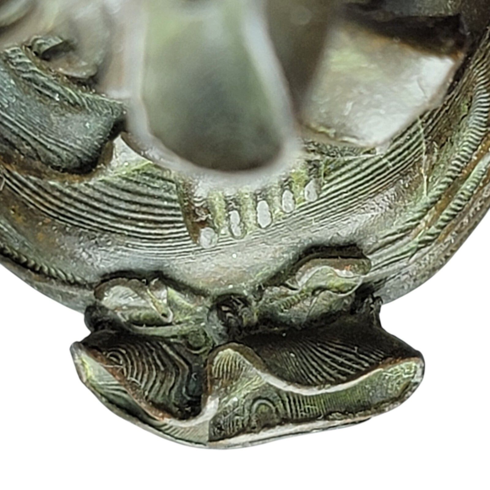 photo furniture Antique Chinese Small Bronze Figure Of Budai With Yuanbao And Ruyi, C. 1900