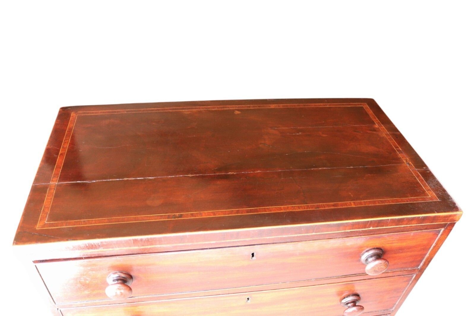 Antique Early Victorian Mahogany Chest Of Drawers   19th Century photo Furniture