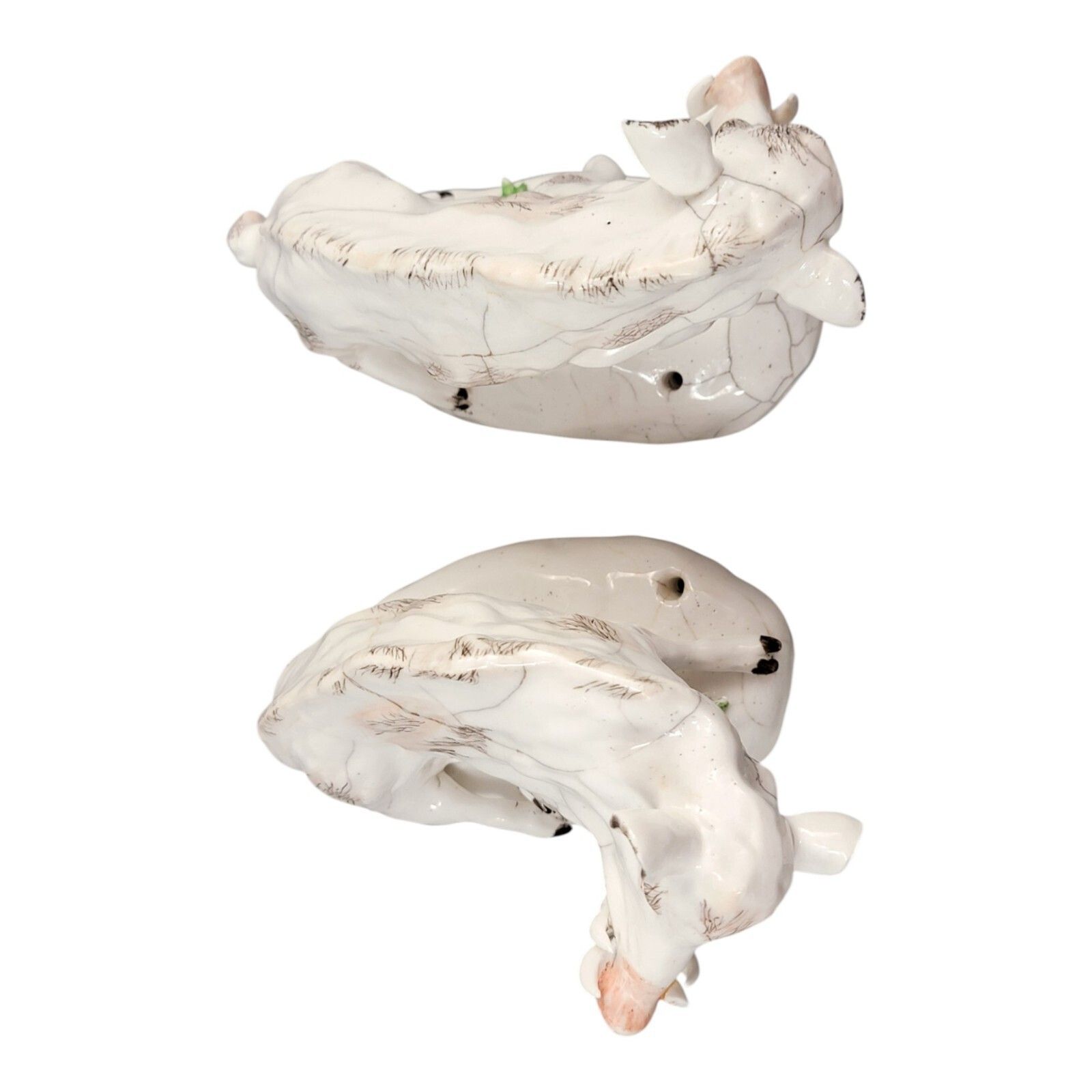 photo furniture 18th Century Derby Porcelain Manufactory Pair Of Wild Boars C.1755 Soft Paste