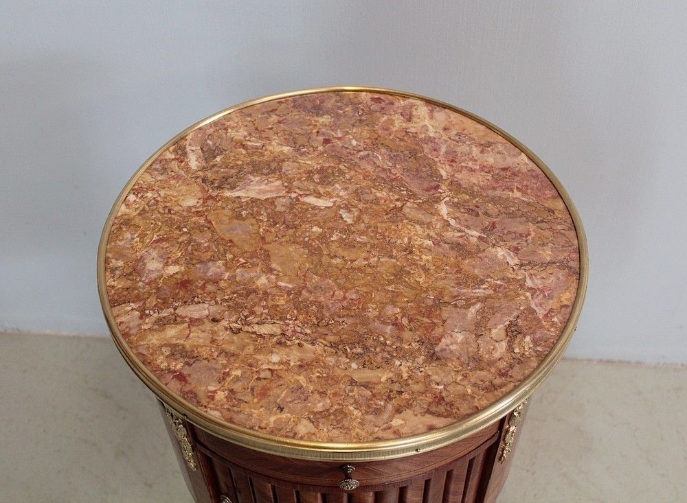 Bedside "Drum" Louis Xvi, 19th photo for sale