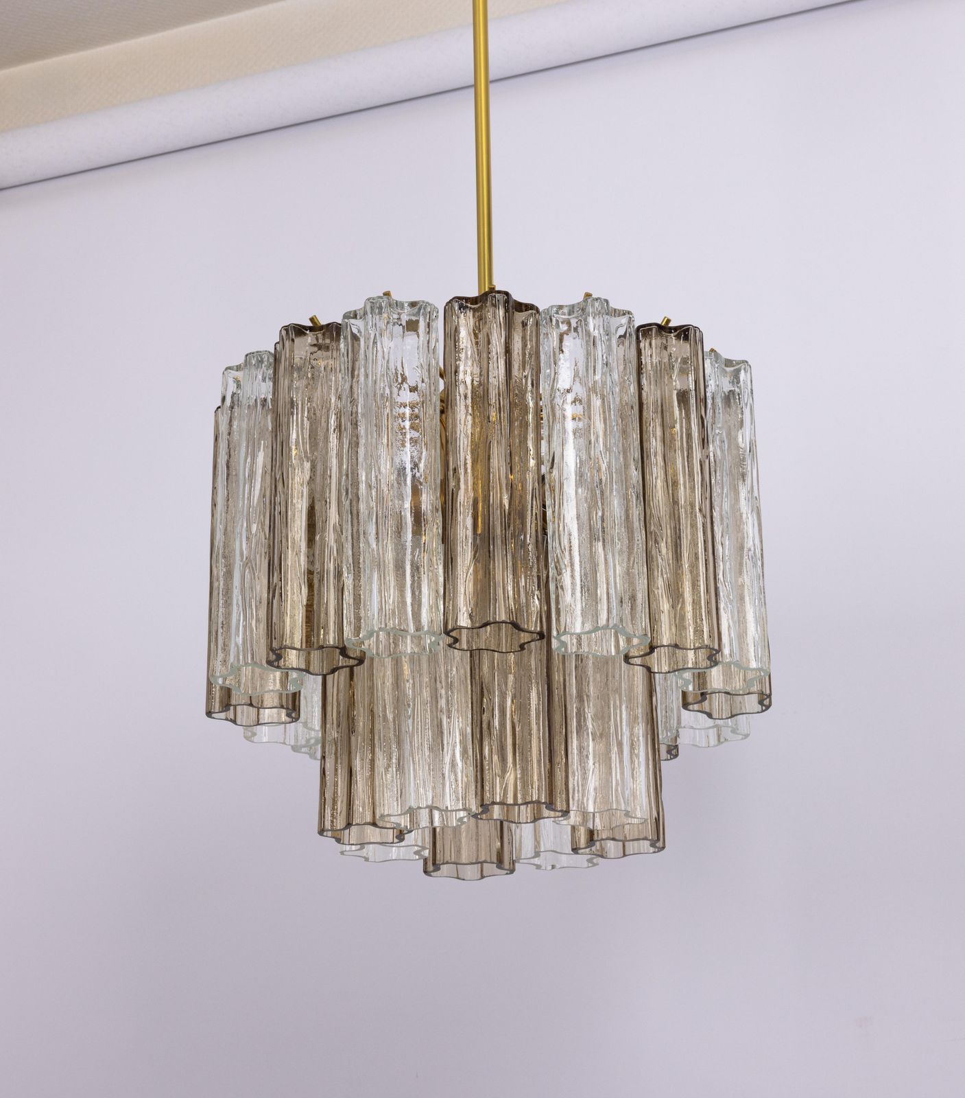 Large Tronchi Murano Glass Chandelier By Venini For Kalmar, Austria, 60s photo furniture
