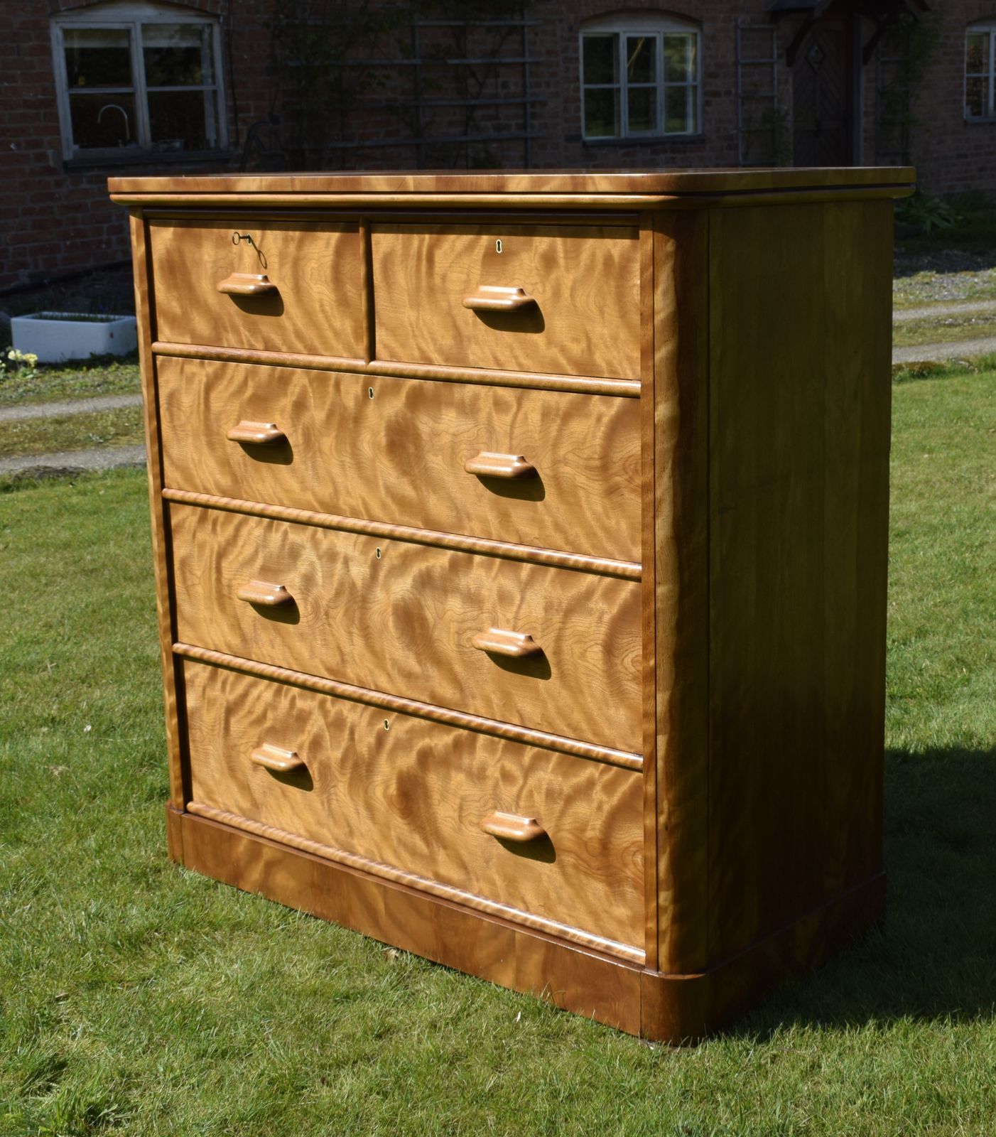 Victorian Birch Chest Of Drawers photo 865.0