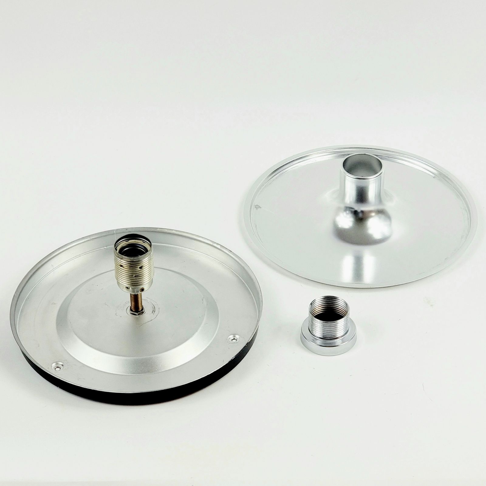 photo for sale Pair Of Large Mid Century Modern Space Age Glass 'Wave' Ceiling Lights By Koch & Lowy For Peill & Putzler, Germany, 1970s
