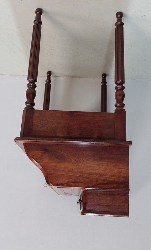Furniture Office Of Lady In Gradin Mahogany 19th photo