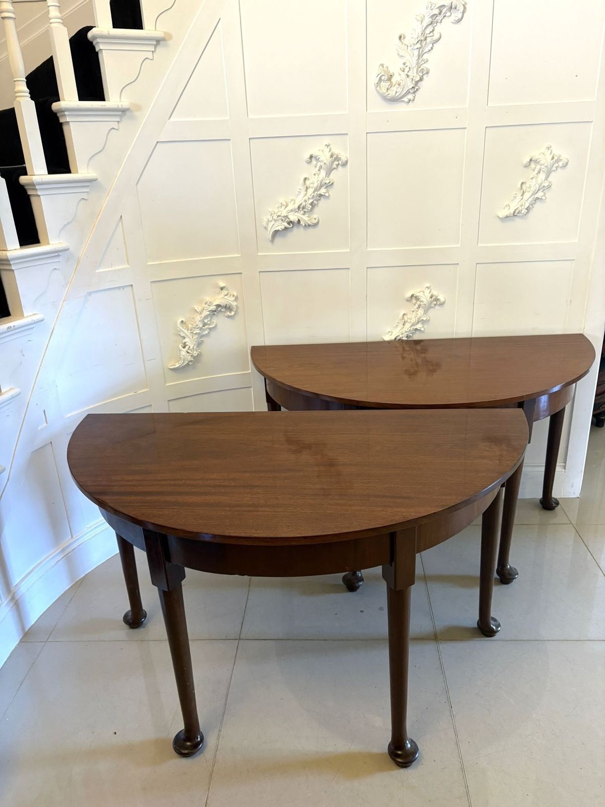 Antique Rare Figured Mahogany Metamorphic Dining Table 12 Seater photo for sale