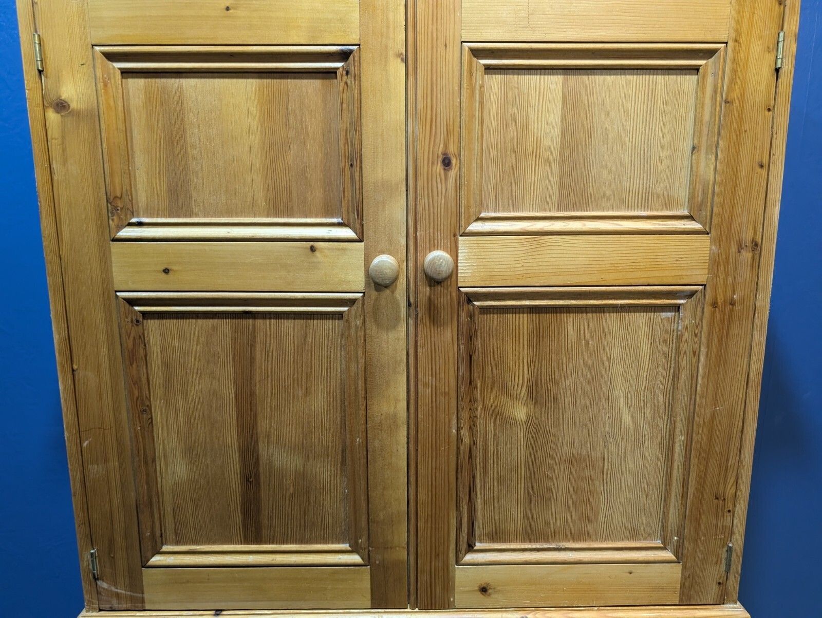 Vintage Pine Wardrobe Armoire Larder Linen Closet Bedroom Kitchen Drawers Chest. photo Furniture