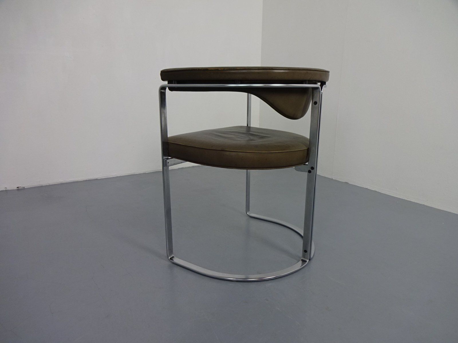 Model 6911 Armchair In Leather By Horst Brüning For Kill International, Germany, 1968 photo vinterior