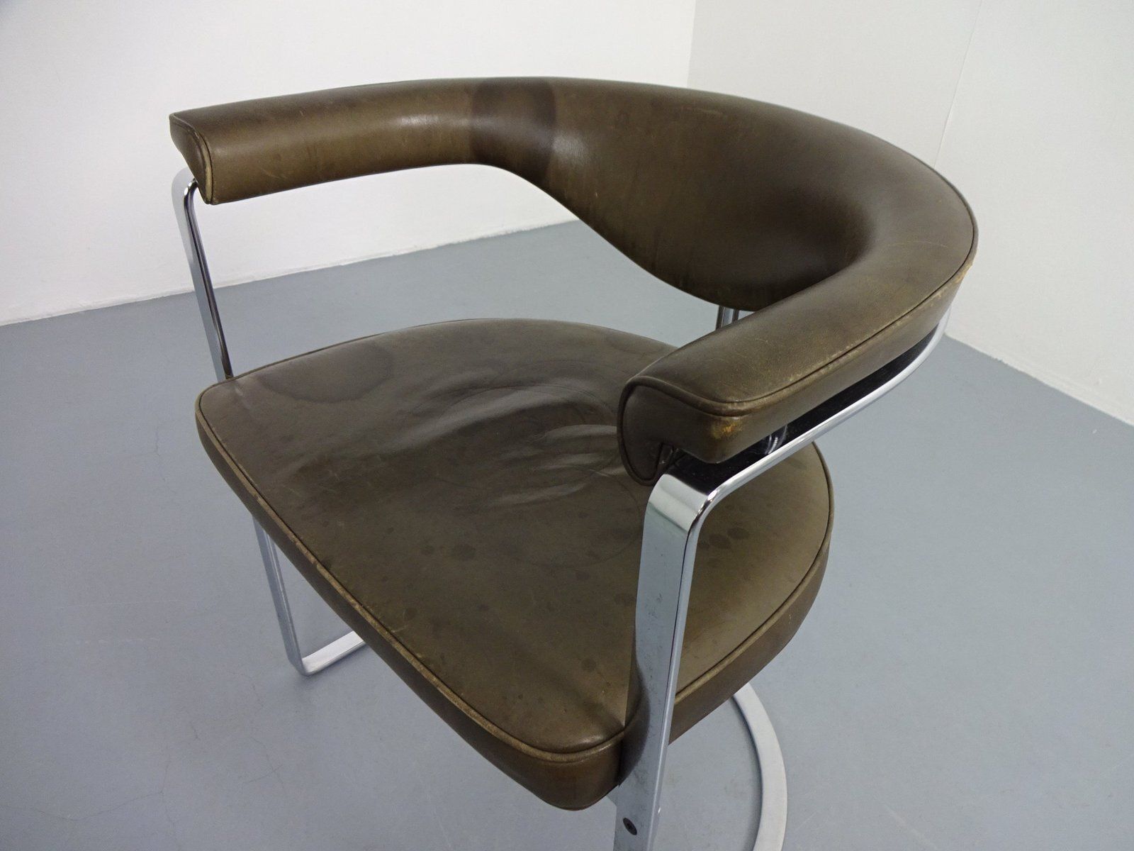 Furniture Model 6911 Armchair In Leather By Horst Brüning For Kill International, Germany, 1968 photo