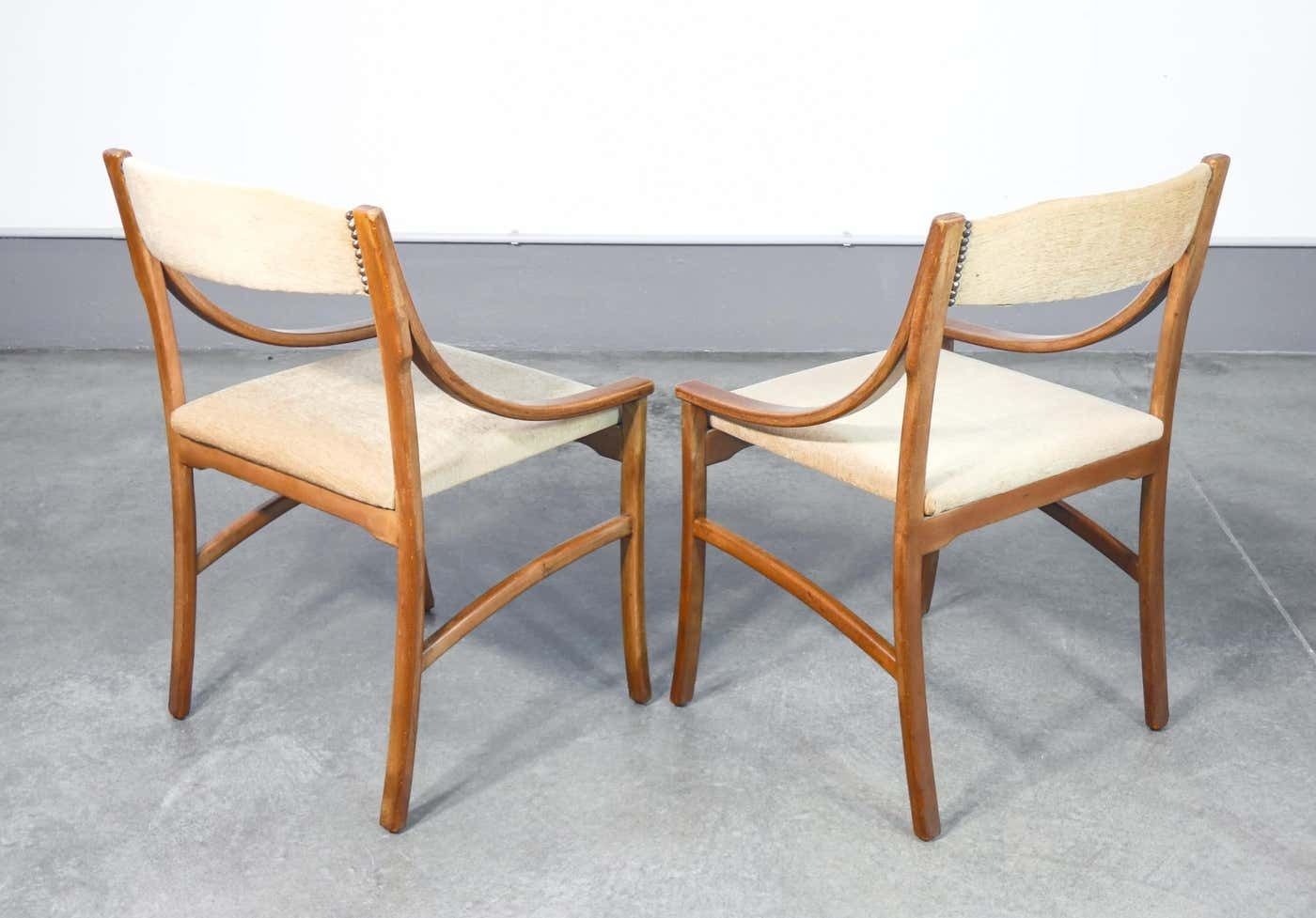 1066.0 Set Of Four Chairs, Design By Silvio Cavatorta. Italy, 50s photo