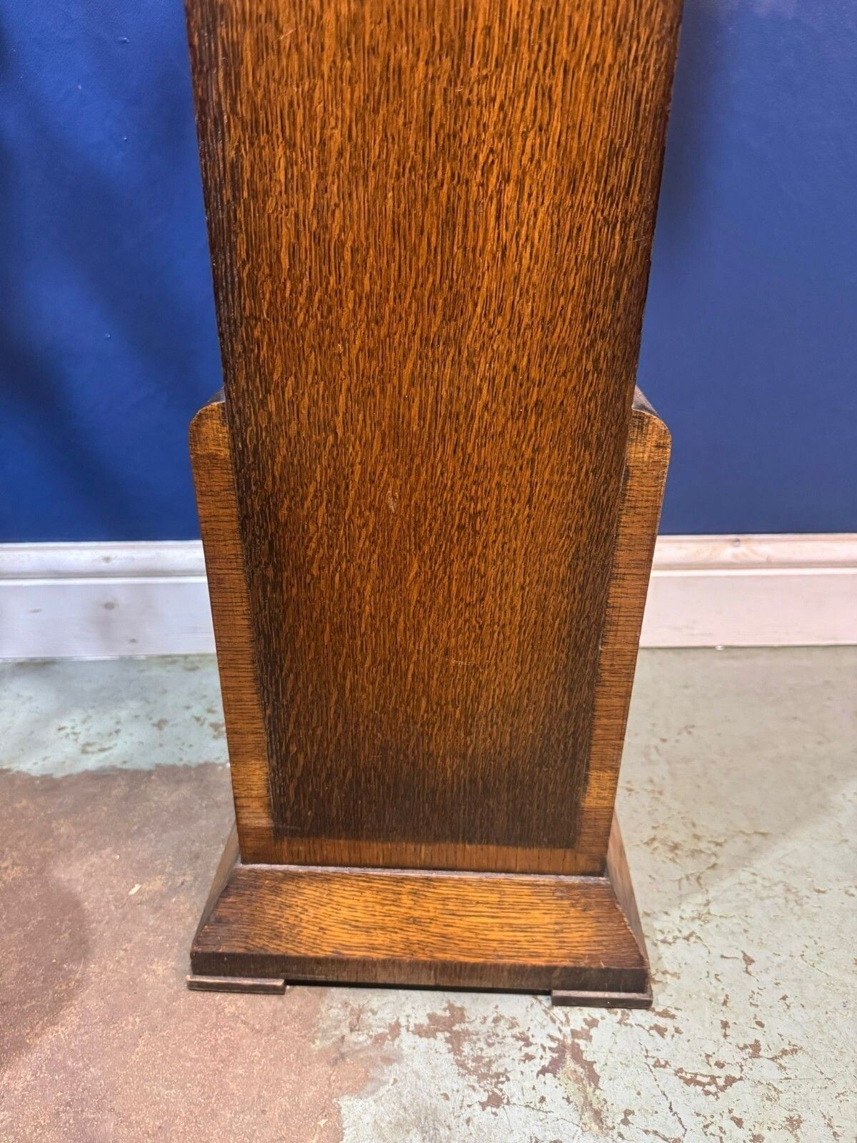 photo for sale Antique Art Deco Grandmother Clock Granddaughter Long Case Vintage Working.