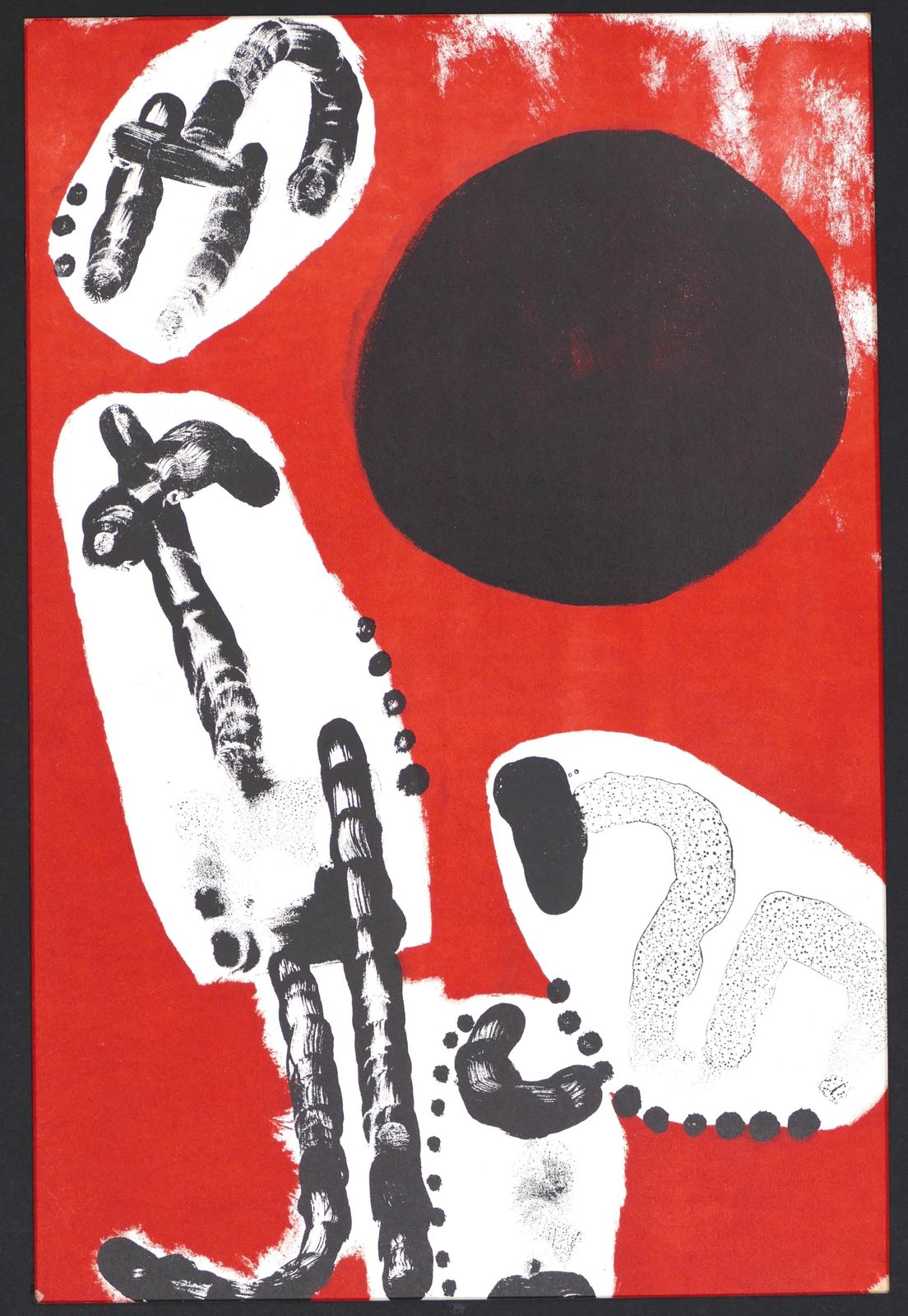 Joan Miró La Nuit   Offset And Lithograph By J. Mirò   1970s 1975. photo 353.0