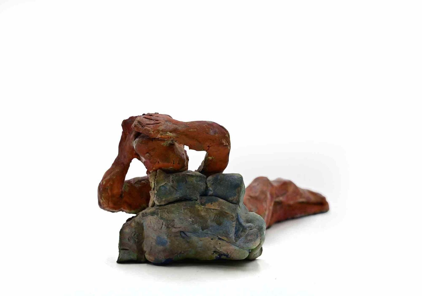 Sirius Pellegrini Reclined Girl  Sculpture By Sirio Pellegrini   1960s 1960s. photo furniture
