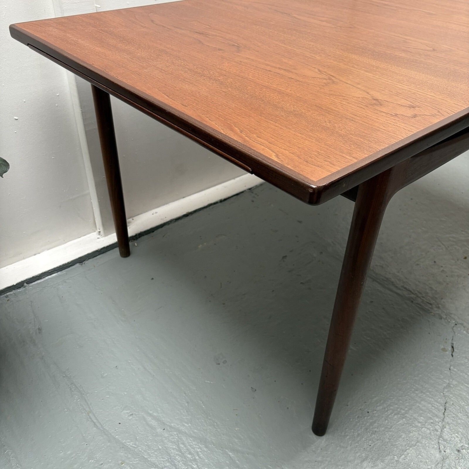 Iconic Ib Kofod Larsen G Plan Teak Extending Dining Table Seats Up To 12 photo for sale