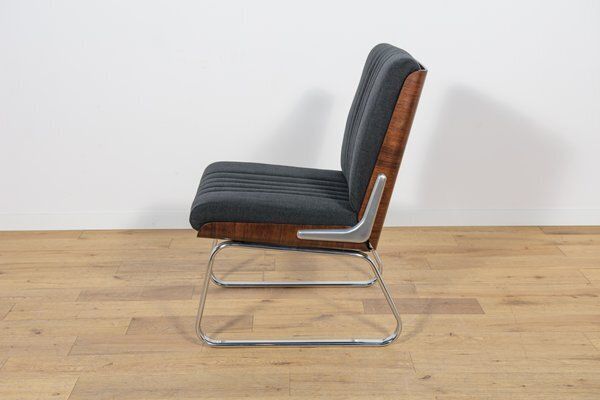 photo furniture Chrome And Rosewood Chairs From Gordon Russell, United Kingdom, 1970s, Set Of 4