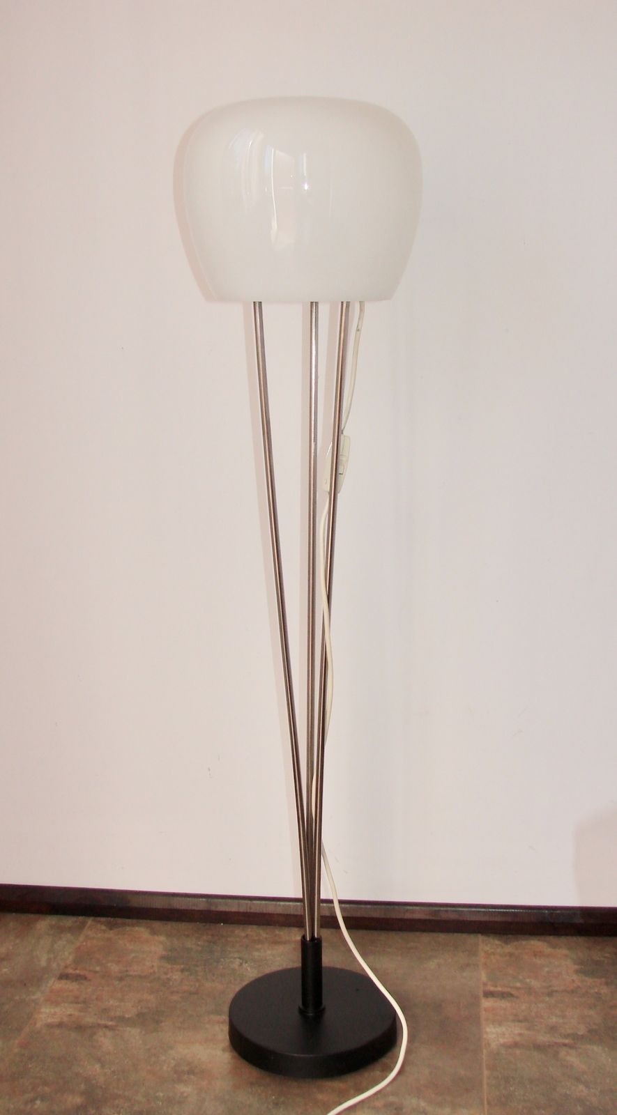 A. Gałęcki Floor Lamp, Poland, 1970s, Metal And Glass, Vintage photo 268.97