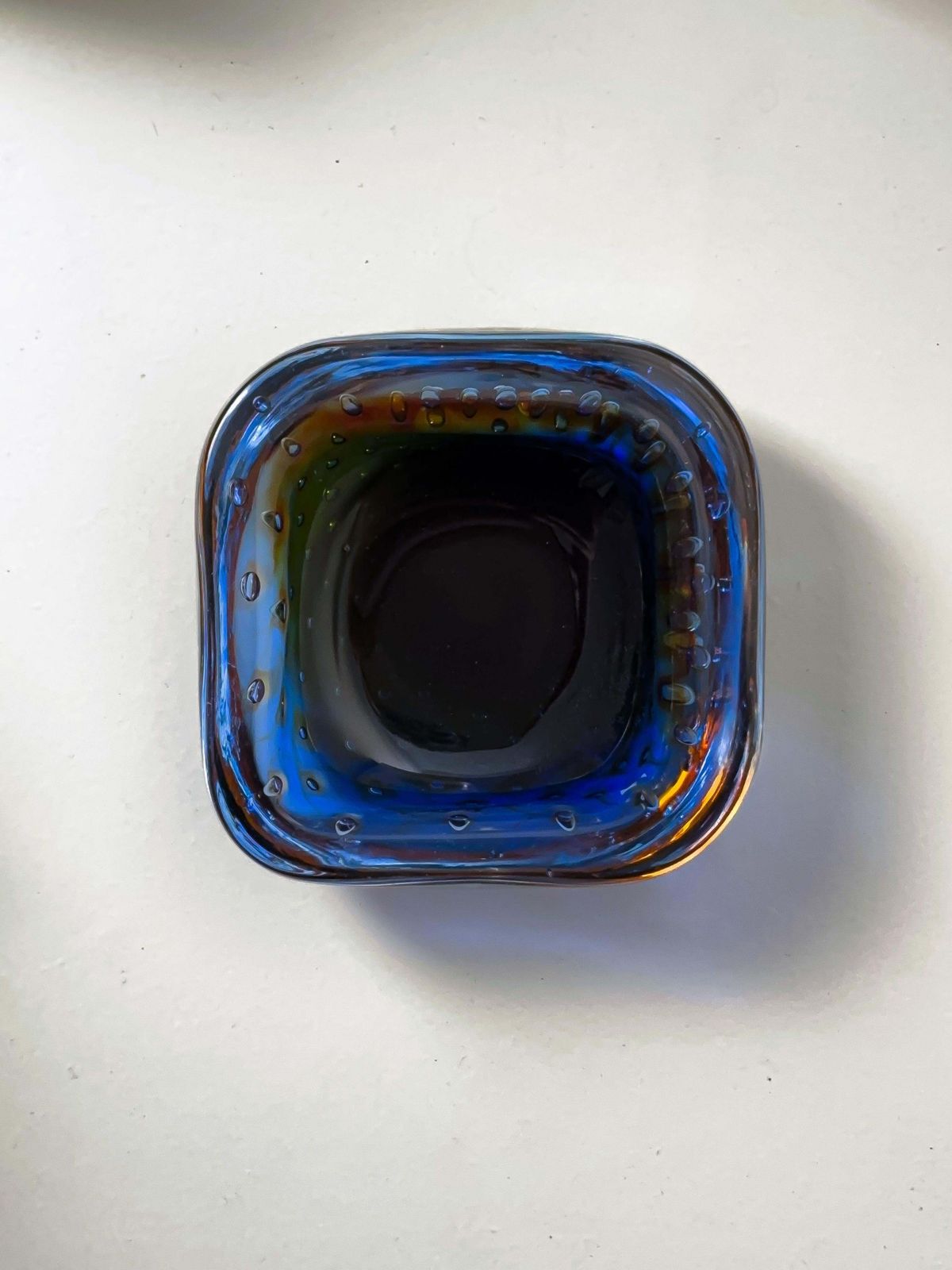 Murano Sommerso Glass Bowl Attributed To Fratelli Toso, 1960s photo vintage