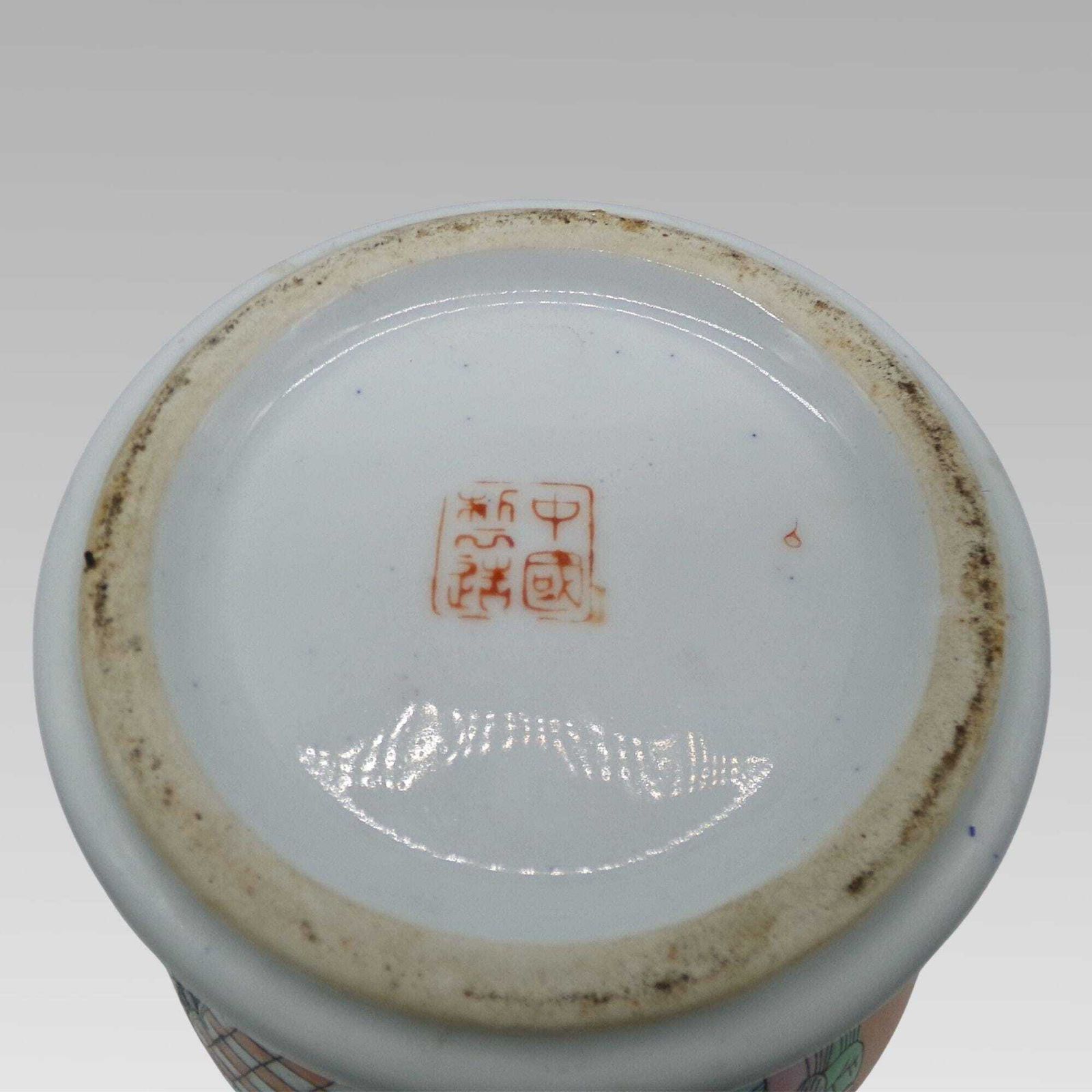 Stunning Chinese Famille Noir Oriental Hand Painted Lidded Ginger Spice Jar Urns photo vintage