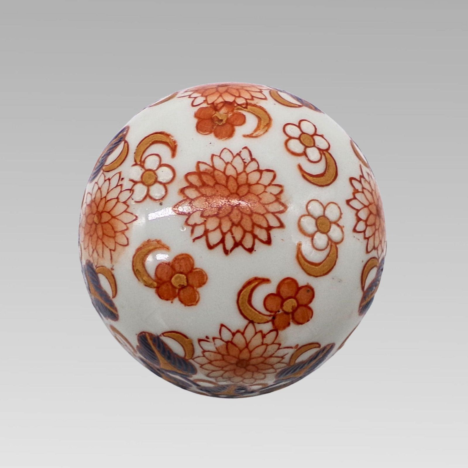 Charming Vintage Chinese Famille Rose Oriental Hand Painted Ginger Jar photo vinterior
