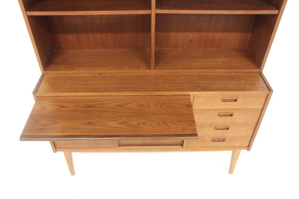 Scandinavian Teak Secretary Desk, Sweden, 1960 photo Furniture
