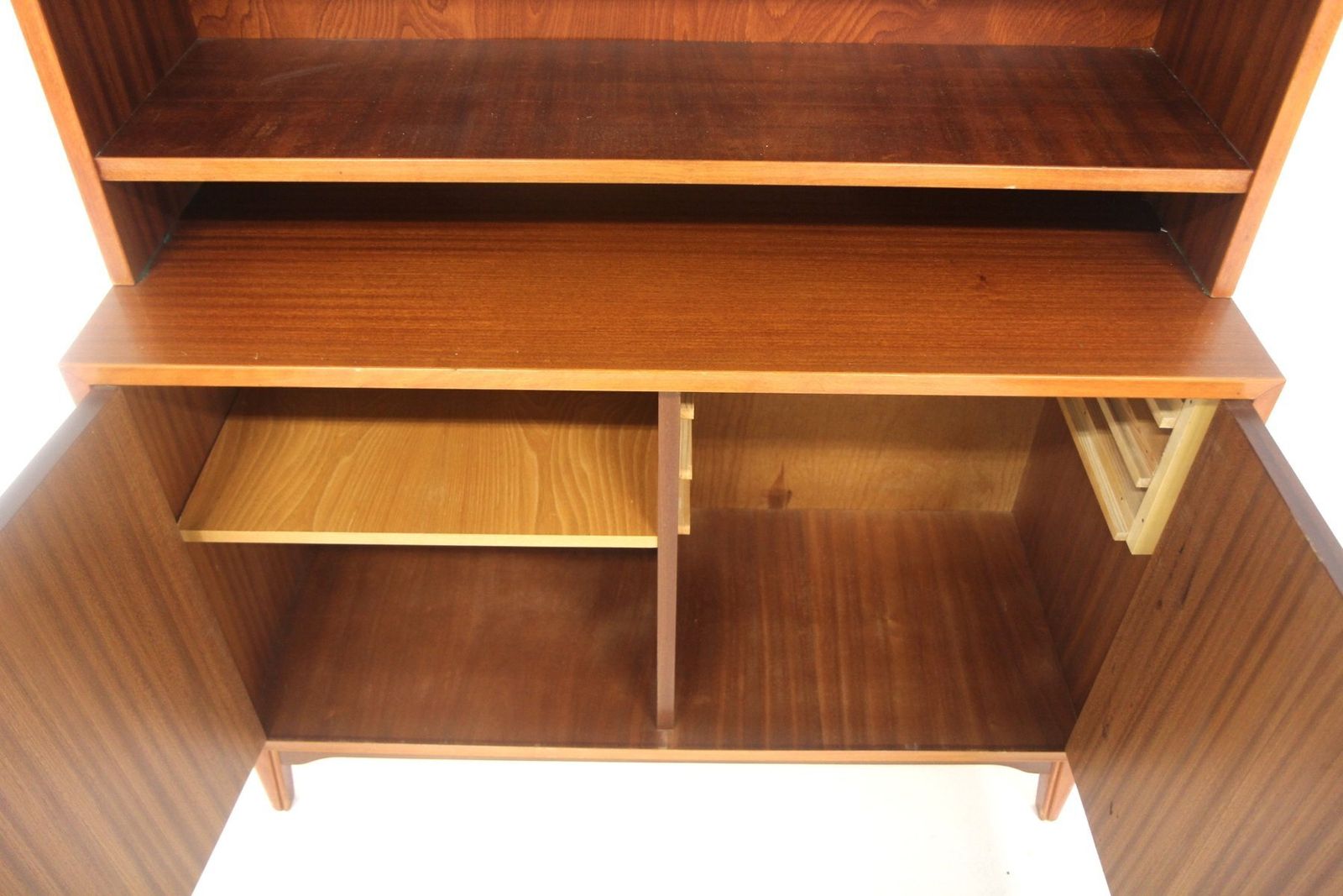 Scandinavian Mahogany Bookcase, Sweden, 1950 photo Furniture