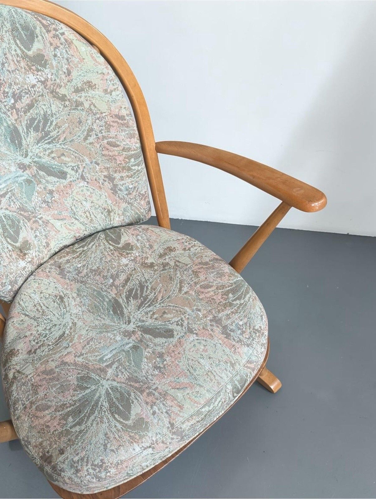Ercol Blonde Grandfather 315 Armchair Rocking Chair Mid Century 1960s photo Furniture