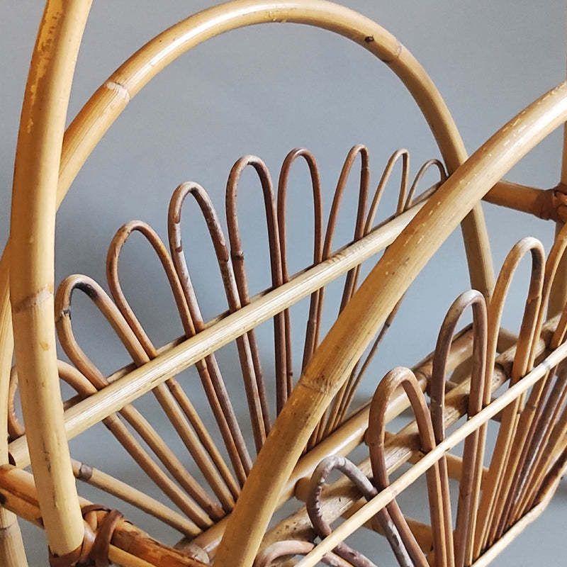 1960s Gorgeous Magazine Rack By Franco Albini. Made In Italy photo vintage