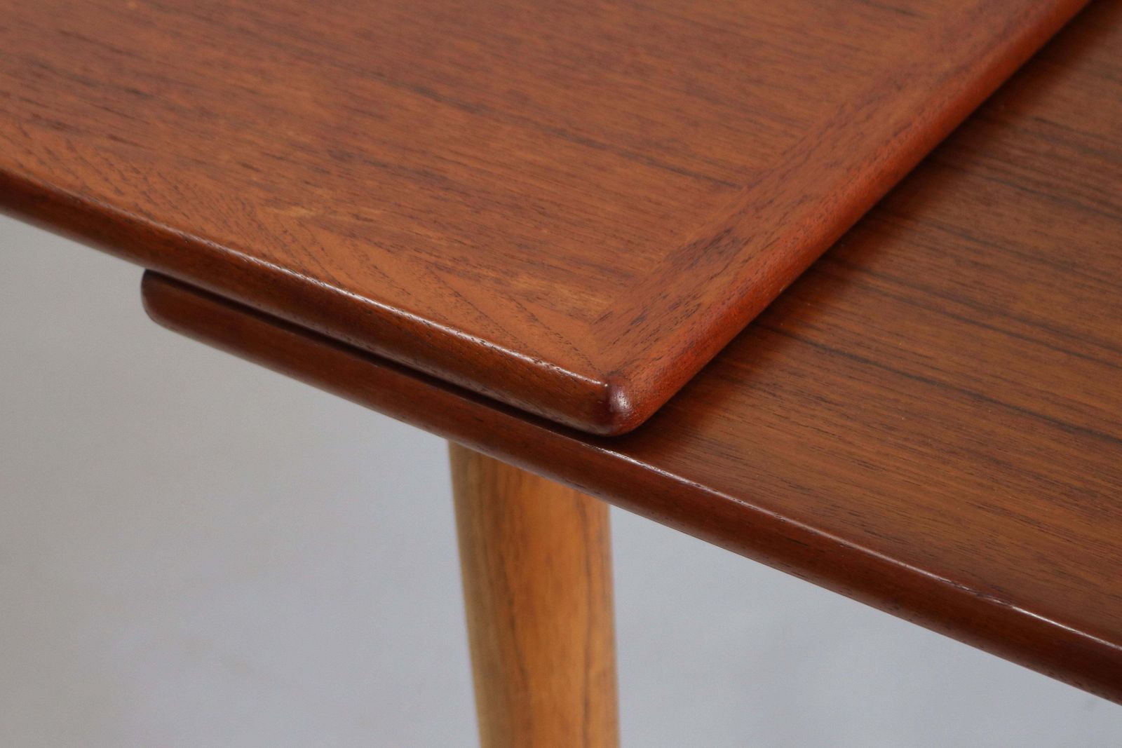 Grote Uitschuifbare Eettafel Hans J. Wegner At 312, Teak & Eiken, Jaren 1950 photo vintage