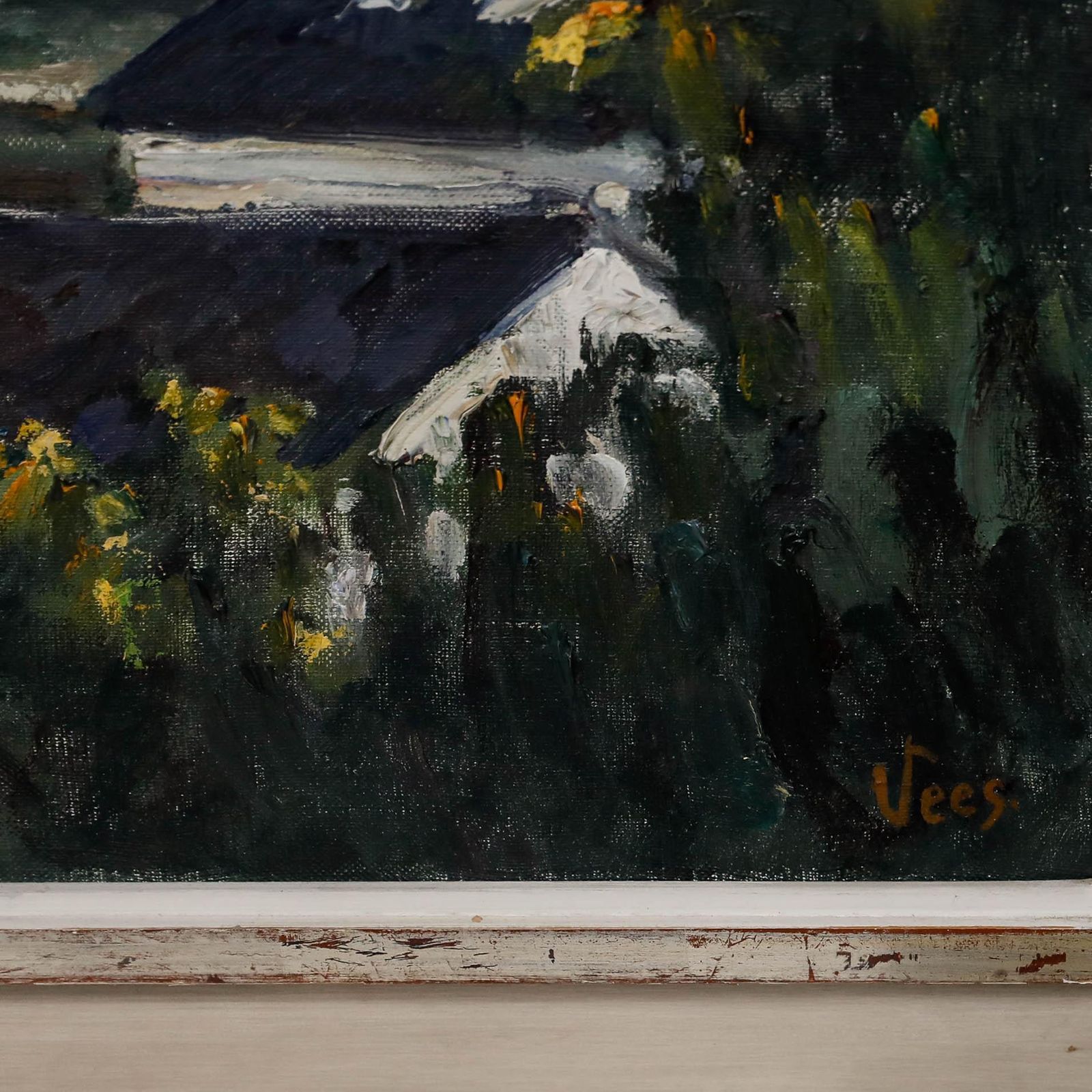 Sepp Vees (1908 1989)   Mid 20th Century Oil, Weissach photo vinterior
