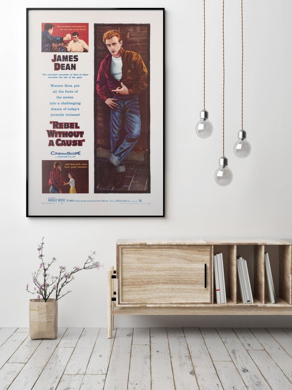 Rebel Without A Cause 1955 Us 1 Sheet Film Poster photo furniture