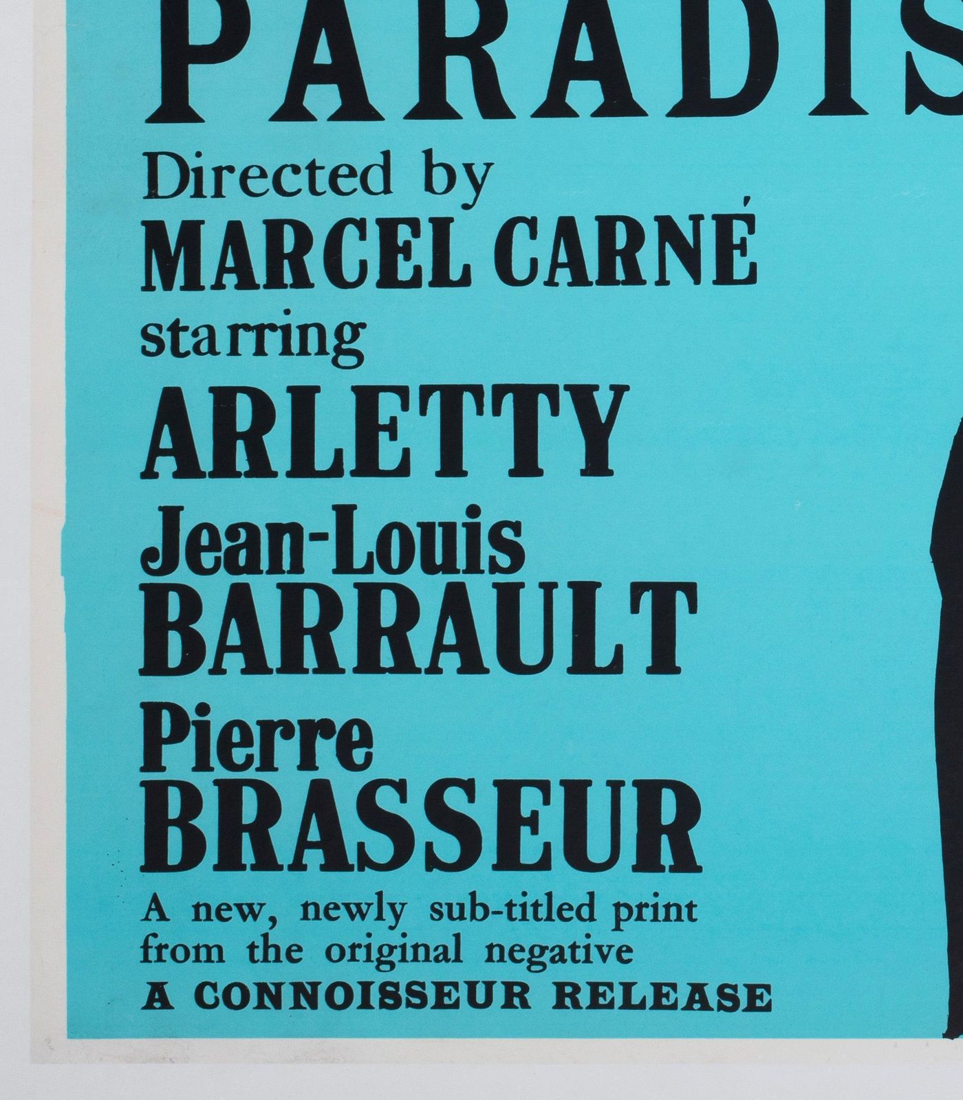 Les Enfants Du Paradis 1970s Academy Cinema Uk Quad Film Poster, Strausfeld photo vinterior