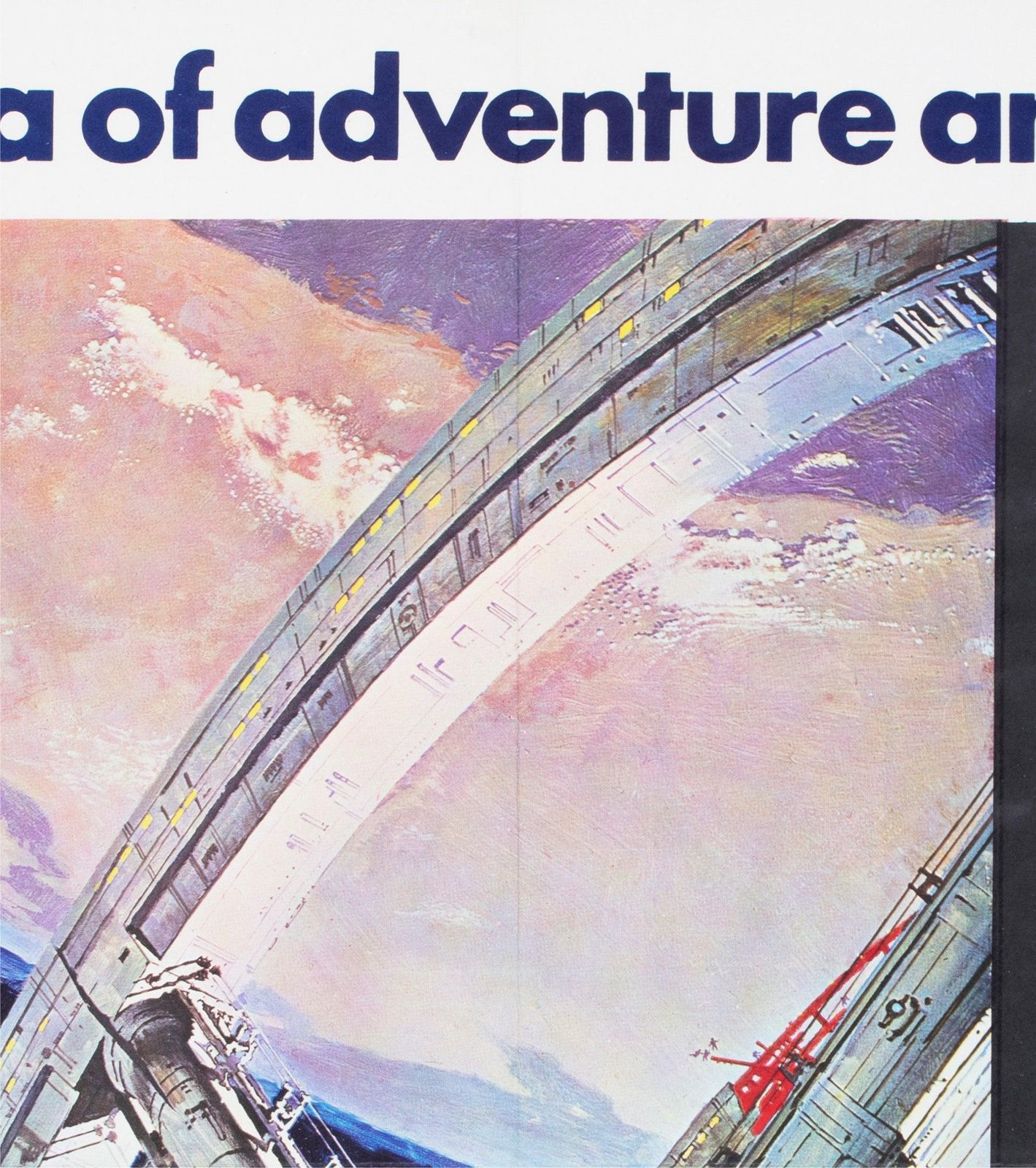 2001 A Space Odyssey 1968 Uk Quad Style A Film Poster, Bob Mccall photo Art