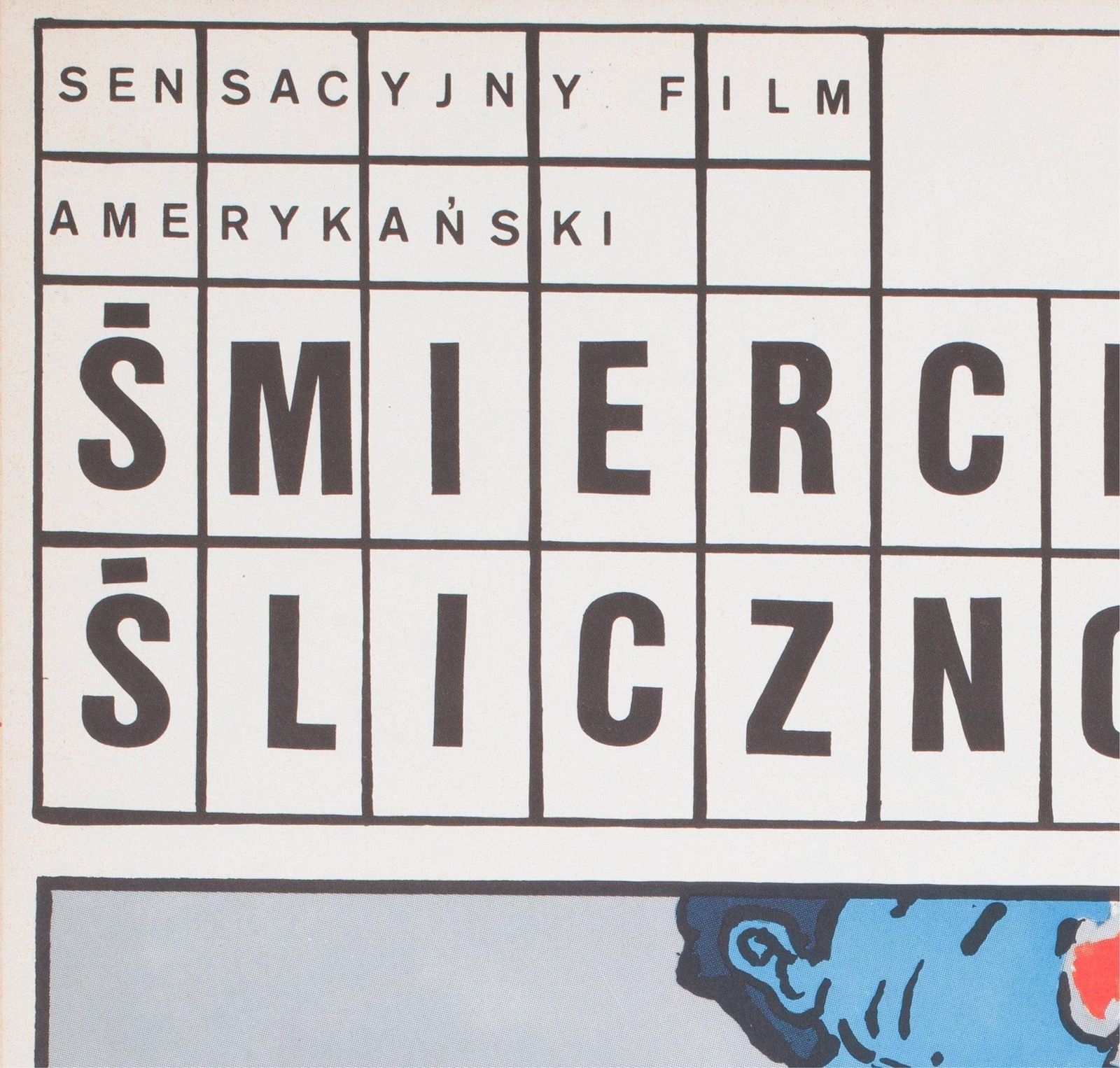 Fatal Beauty 1989 Polish B1 Film Poster, Grzegorz Marszalek photo for sale