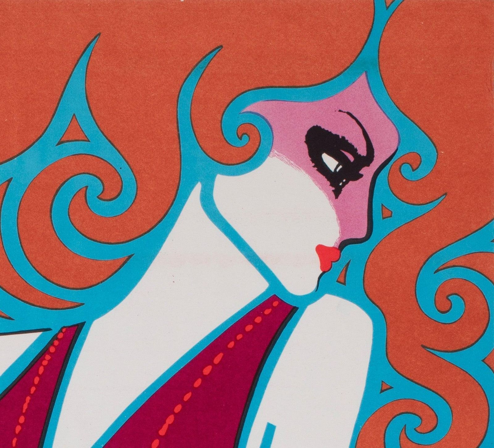 Cora 1968 Polish Fashion Advertising Poster Wiktor Gorka photo Art