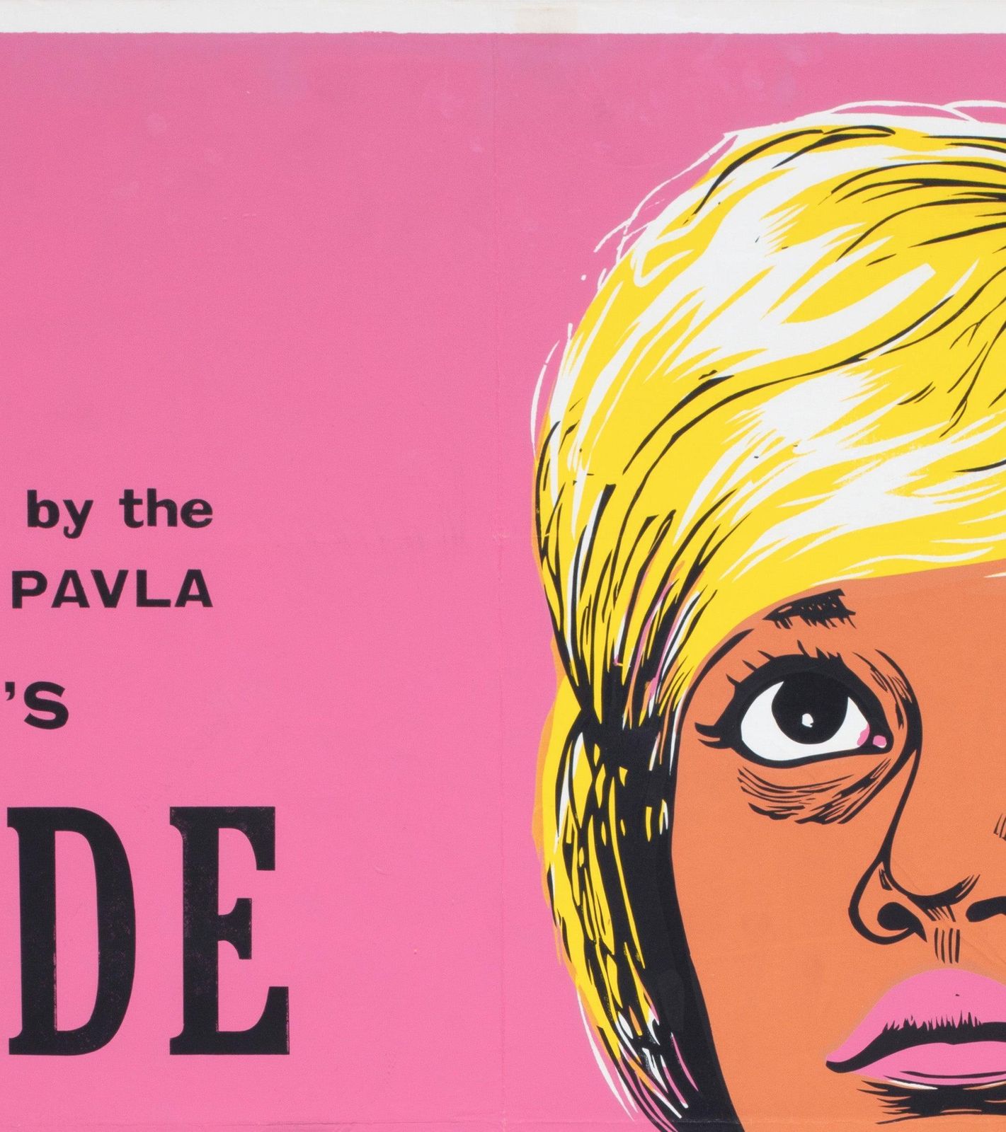 A Blonde In Love 1965 Uk Quad Academy Cinema Film Poster, Peter Strausfeld photo Art