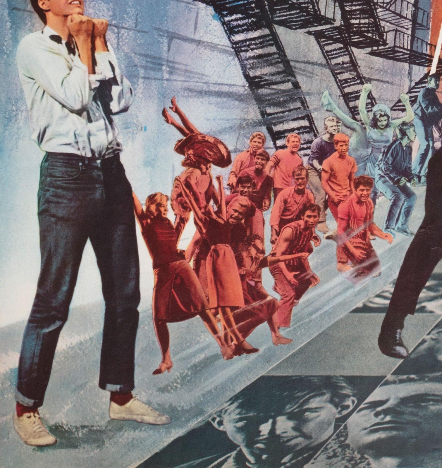 West Side Story 1961 Japanese B1 Film Poster photo vinterior