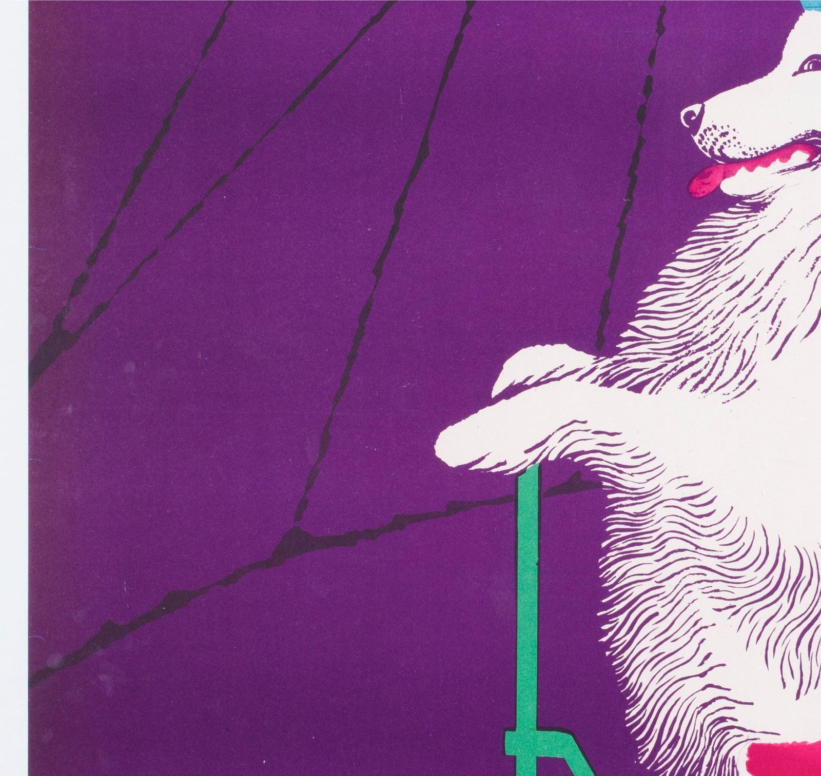 Cyrk Samoyed Cycling 1965 Polish Circus Poster, Gustaw Majewski photo 860.0