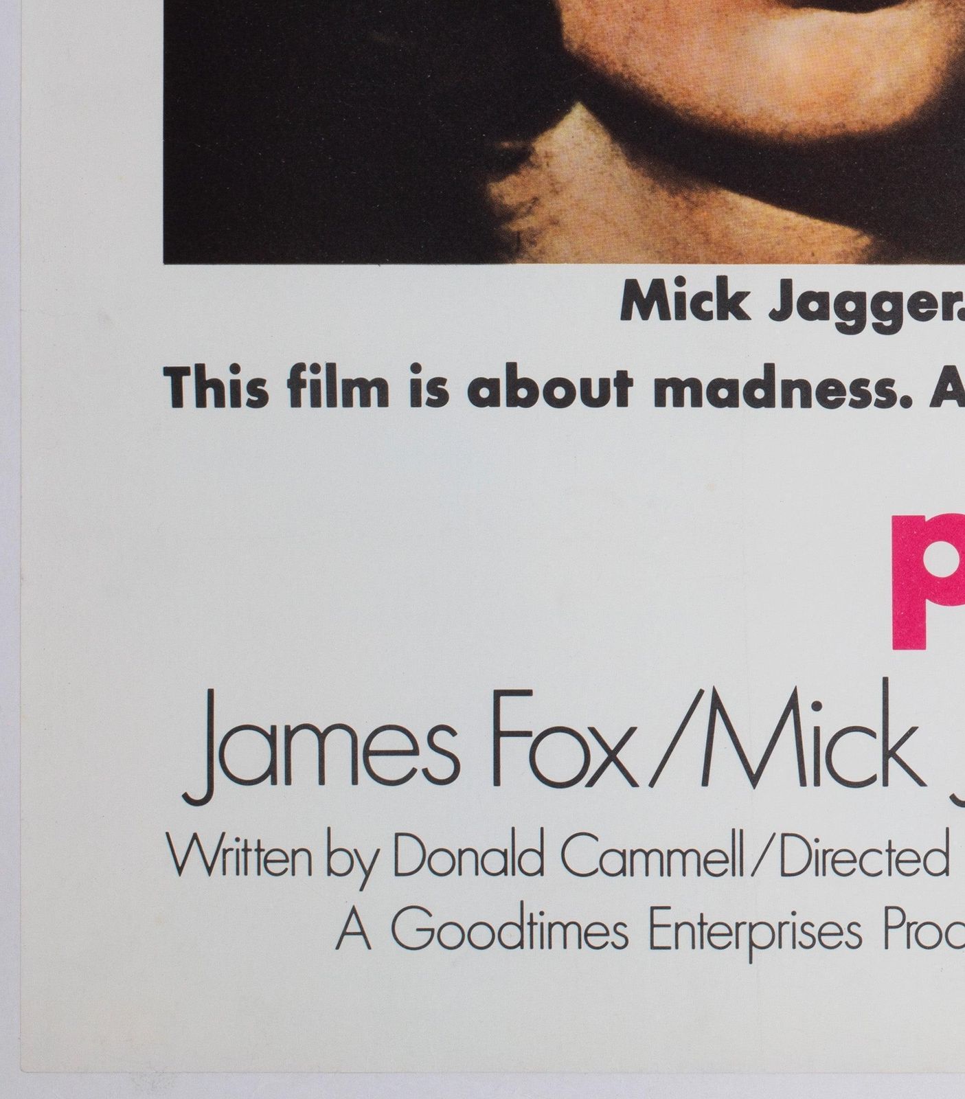 Performance 1970 Uk Quad Film Poster photo vinterior