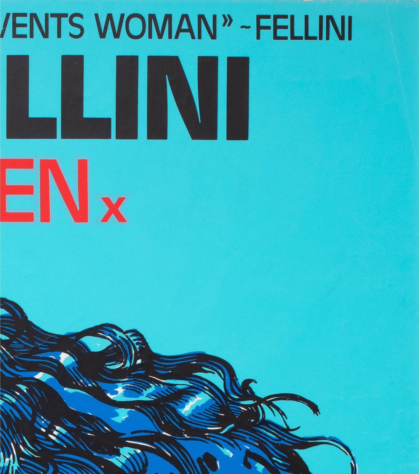 City Of Women (La Citta Delle Donne) 1980 Uk Quad Film Poster, Andrea Pazienza photo 791.0