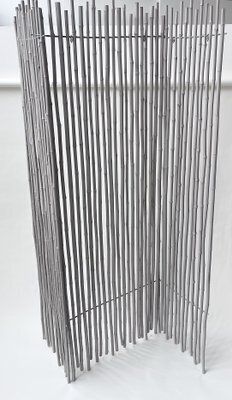 Grey Lacquered Rattan Room Divider By Gunter Lambert, 2008 photo for sale