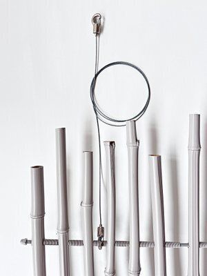 Grey Lacquered Rattan Room Divider By Gunter Lambert, 2008 photo vinterior